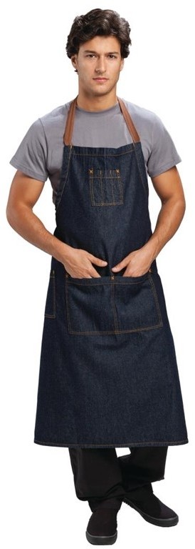 Chef Works Memphis Latzsch&uuml;rze indigo 