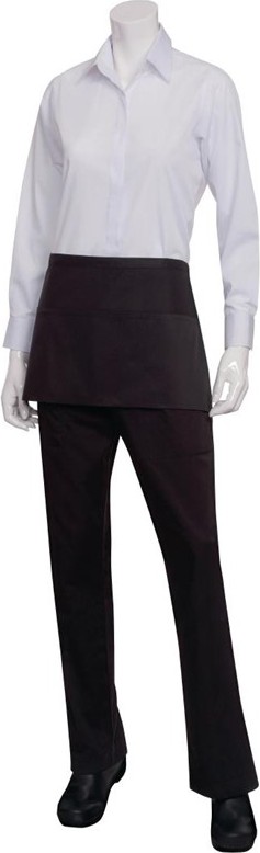  Chef Works H&uuml;ftsch&uuml;rze schwarz 