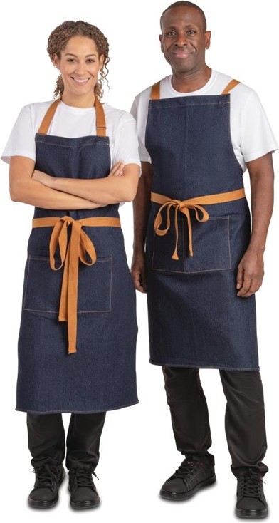  Whites Latzsch&uuml;rze blauer Denim 