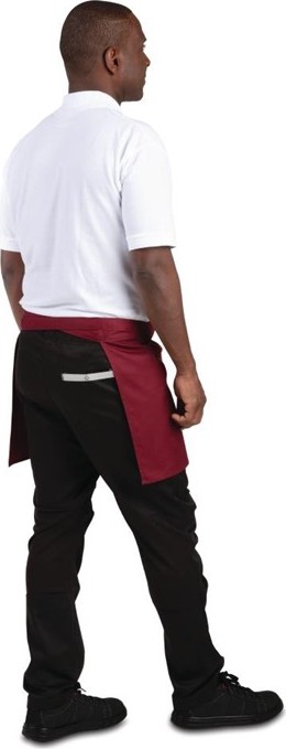  Whites kurze Bistrosch&uuml;rze bordeaux 