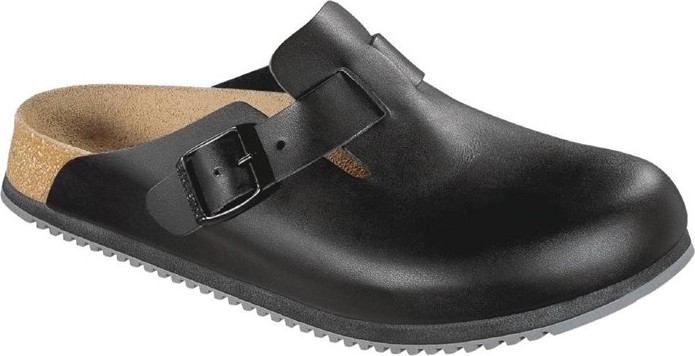  Birkenstock Boston Super Grip Clogs schwarz 