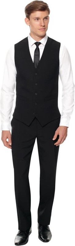  Gastronoble Herren Kellnerhose schwarz Standardl&auml;nge 