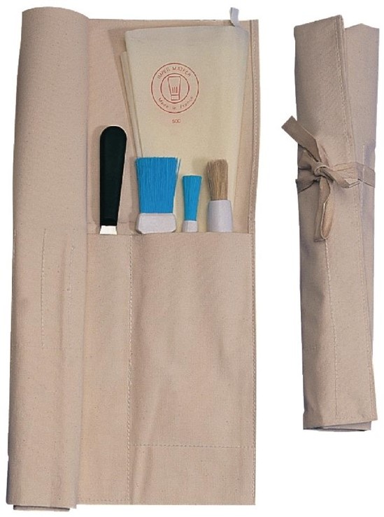  Vogue Messertasche Canvas 10 F&auml;cher ohne Inhalt 