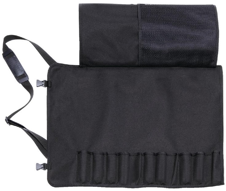  Dick Messer Textil-Rolltasche mit 11 F&auml;chern 