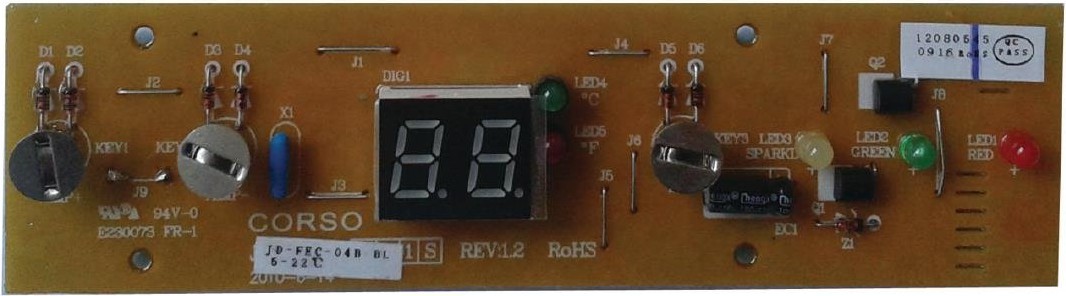  Polar Netzplatine f&uuml;r LED-Anzeige, links f&uuml;r CE217, CE218 