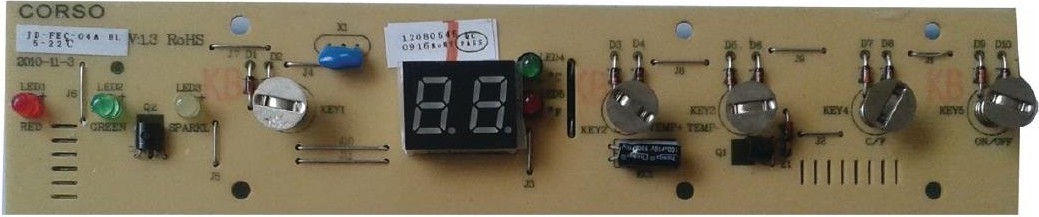  Polar Netzplatine f&uuml;r LED-Anzeige, rechts f&uuml;r CE217, CE218 