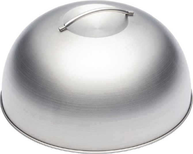  KitchenCraft MasterClass Grilldeckel Edelstahl 22,5cm 