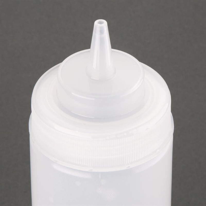  Vogue Quetschflasche extra breit klar 454ml 