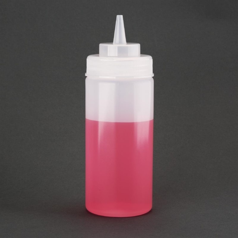  Vogue Quetschflasche extra breit klar 454ml 
