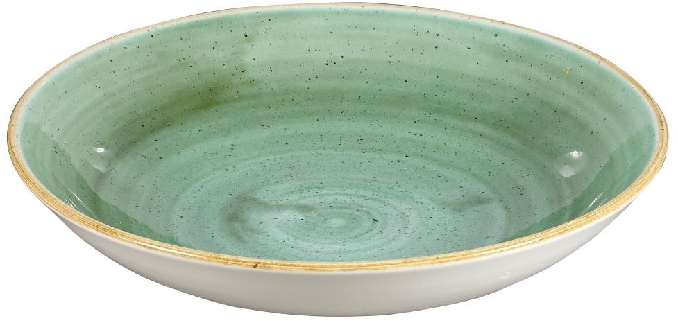  Churchill Stonecast, runde Coupe-Sch&uuml;sseln, Samphire-Gr&uuml;n, 248 mm, (12 St&uuml;ck) 