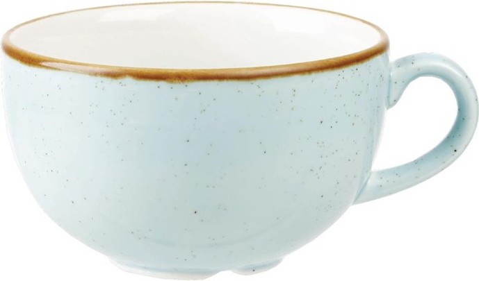  Churchill Stonecast Cappuccino Tasse Duck Egg Blue 12oz (Packung mit 12) (12 St&uuml;ck) 