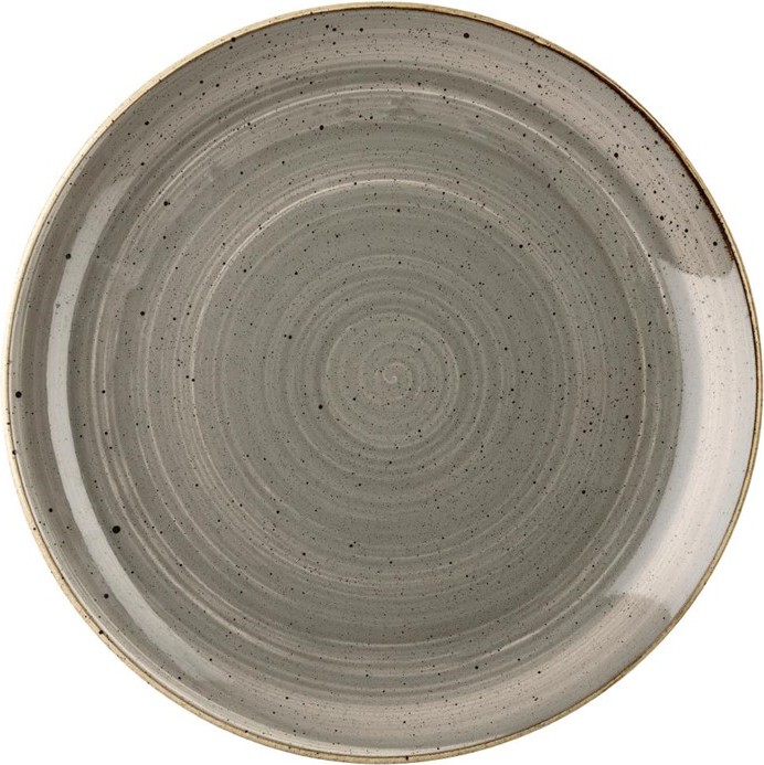  Churchill Stonecast Coupe Teller, rund, Pfefferkorngrau, 260 mm (12 St&uuml;ck) 