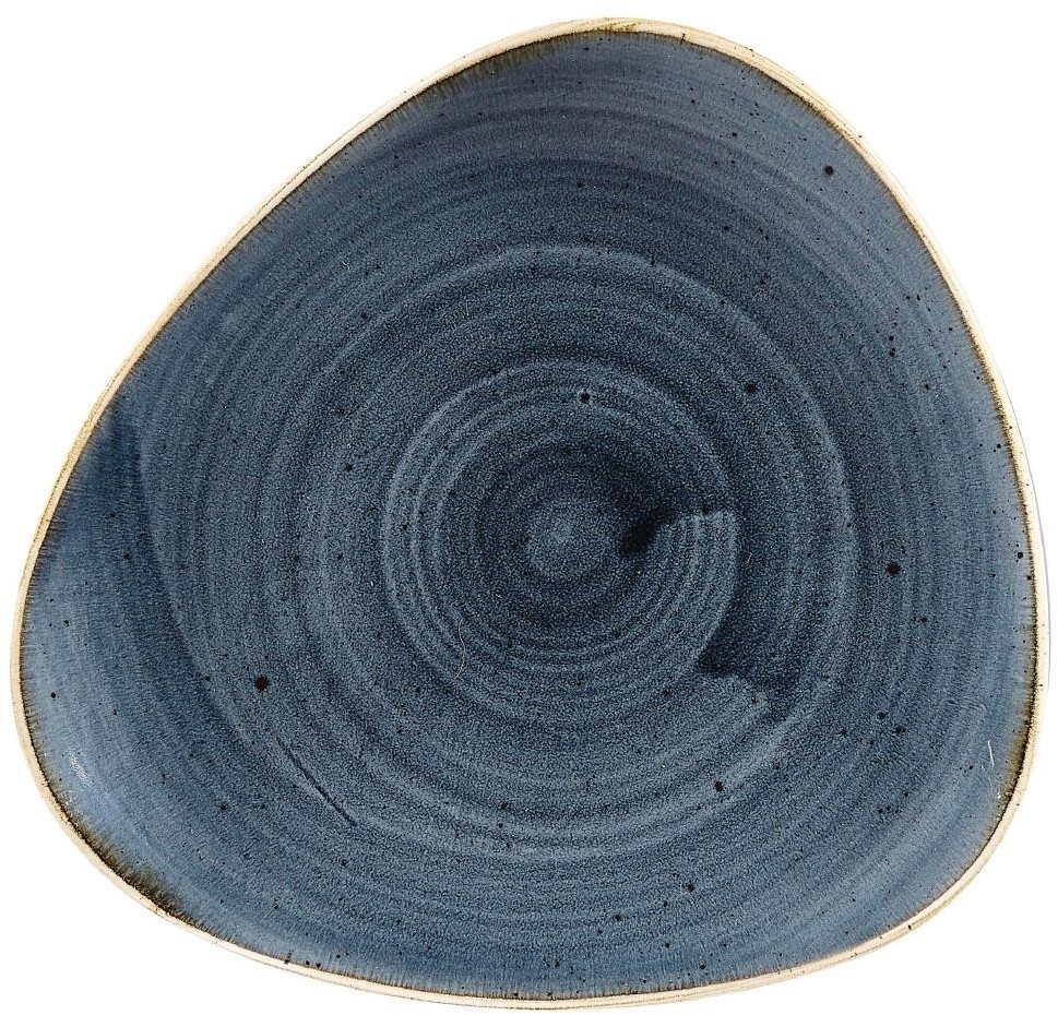  Churchill Stonecast Dreieckige Teller, Blaubeere, 192 mm (12 St&uuml;ck) 