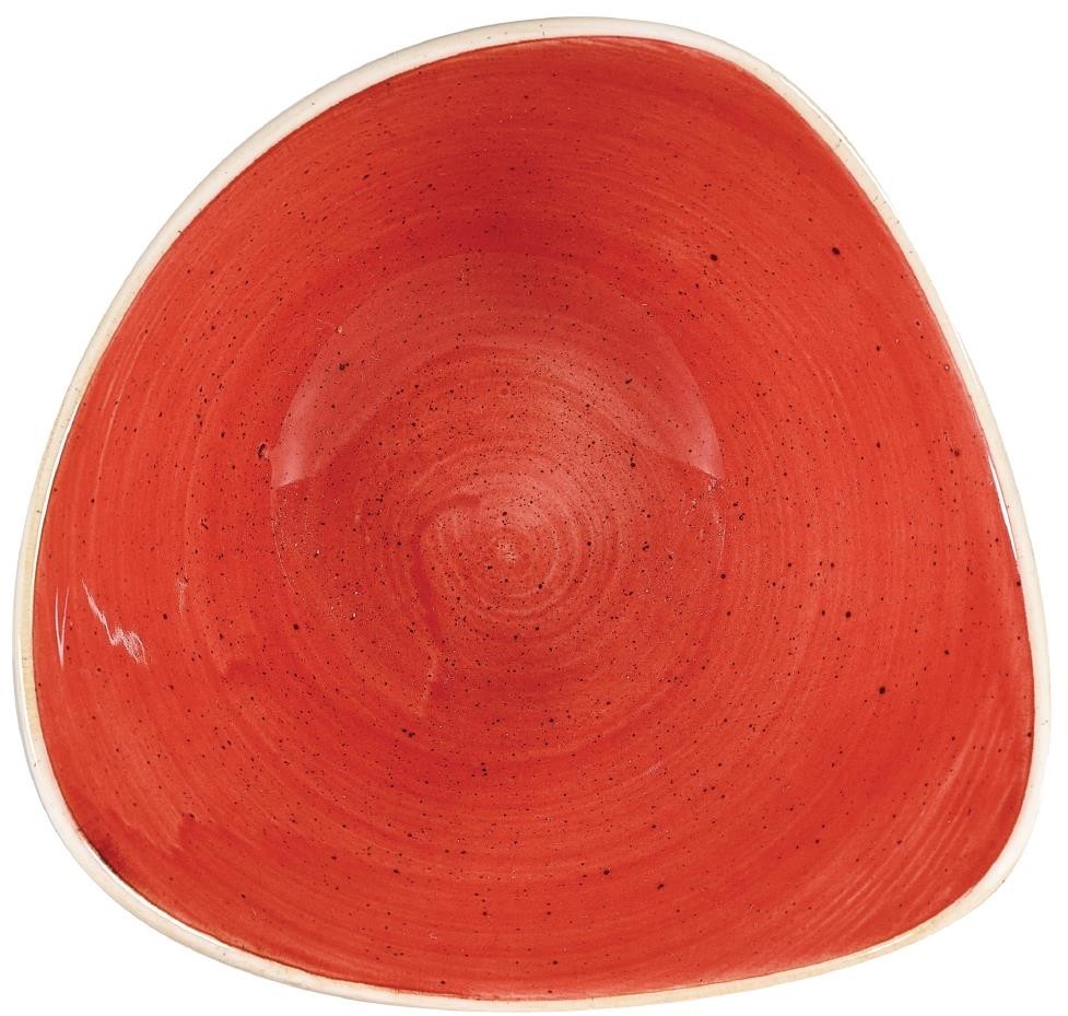  Churchill Stonecast Dreieckige Schalen, Beerenrot, 185 mm, (12 St&uuml;ck) 