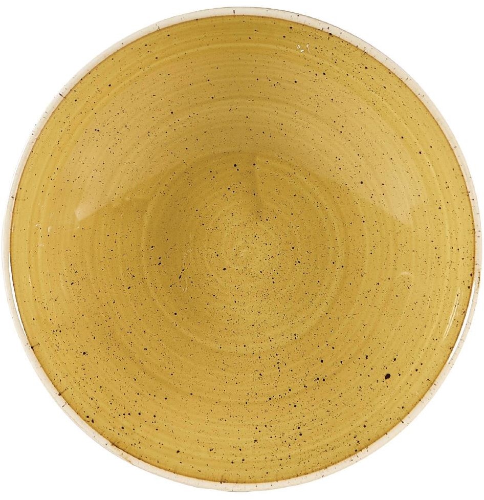  Churchill Stonecast Coupe-Sch&uuml;sseln, Senfkorngelb, 182 mm, (12 St&uuml;ck) 