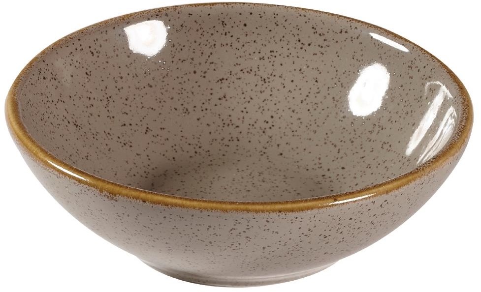  Churchill Stonecast Flache Schalen, Grau, 7 oz, 116 mm (12 St&uuml;ck) 