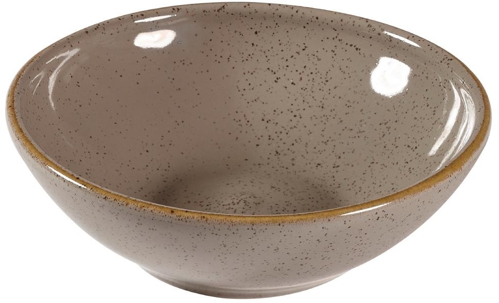  Churchill Stonecast Flache Schalen, Grau, 9 oz, 130 mm (12 St&uuml;ck) 