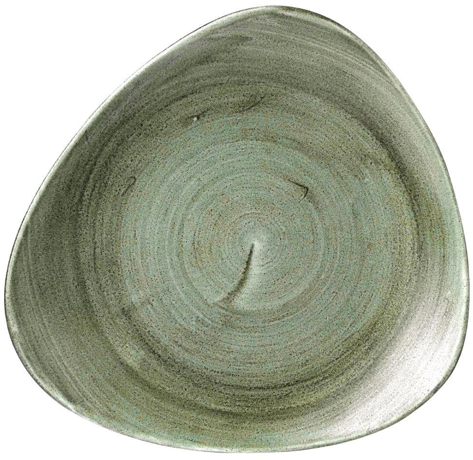  Churchill Stonecast Patina Lotus-Platten, br&uuml;niert, gr&uuml;n, 254 mm, (12 St&uuml;ck) 