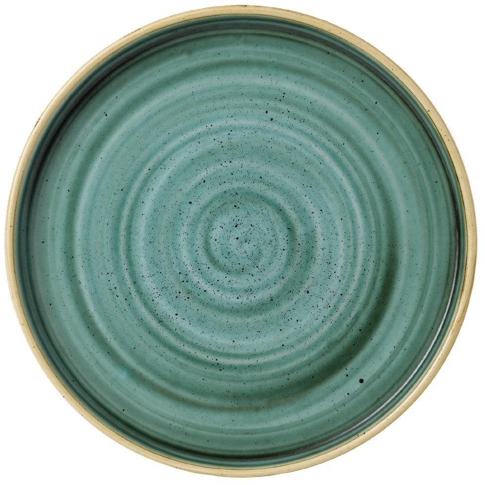  Churchill Steinguss-Platte mit gr&uuml;nen W&auml;nden, Samphire, 8 1/4 Zoll (6 St&uuml;ck) 
