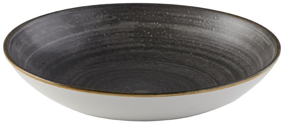  Churchill Stonecast Raw Evolve Coupe-Sch&uuml;sseln, Schwarz, 248 mm, (12 St&uuml;ck) 