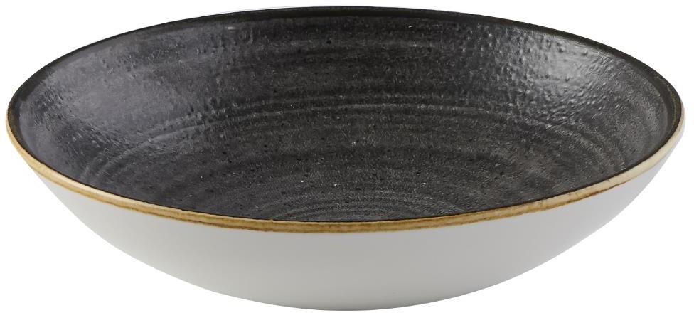  Churchill Stonecast Raw Coupe-Sch&uuml;sseln, Schwarz, 184 mm (12 St&uuml;ck) 