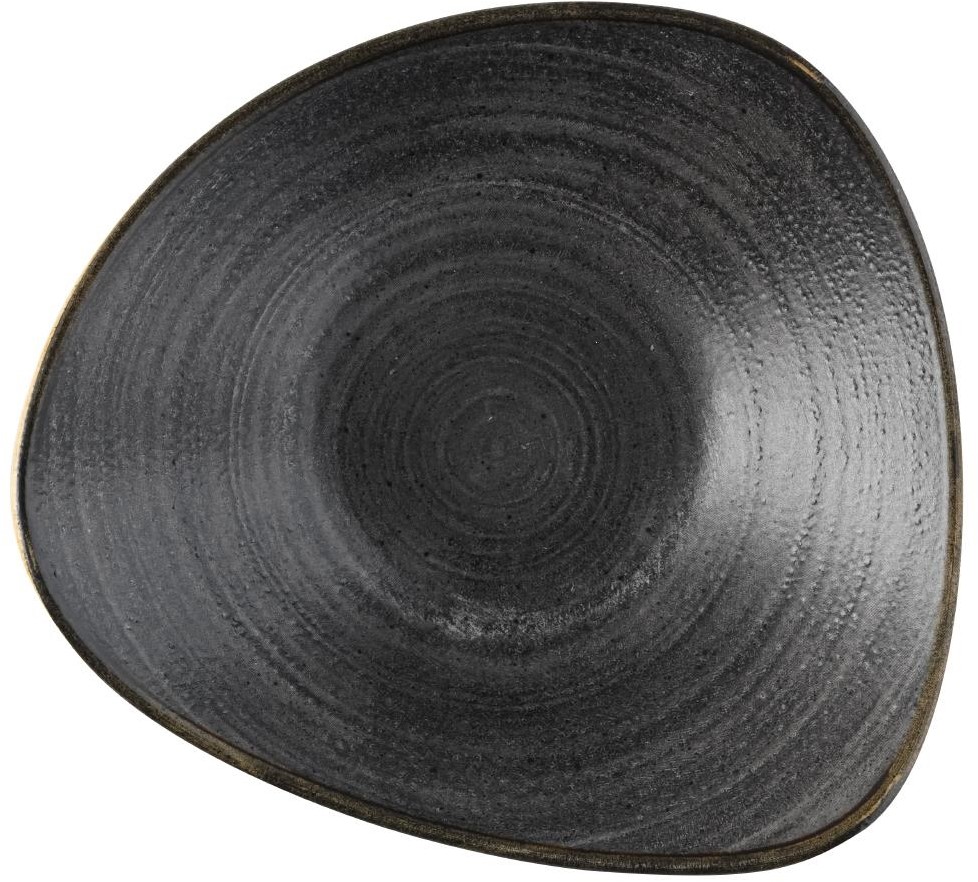 Churchill Stonecast Raw Lotus Schalen, Schwarz, 229 mm, (12 St&uuml;ck) 