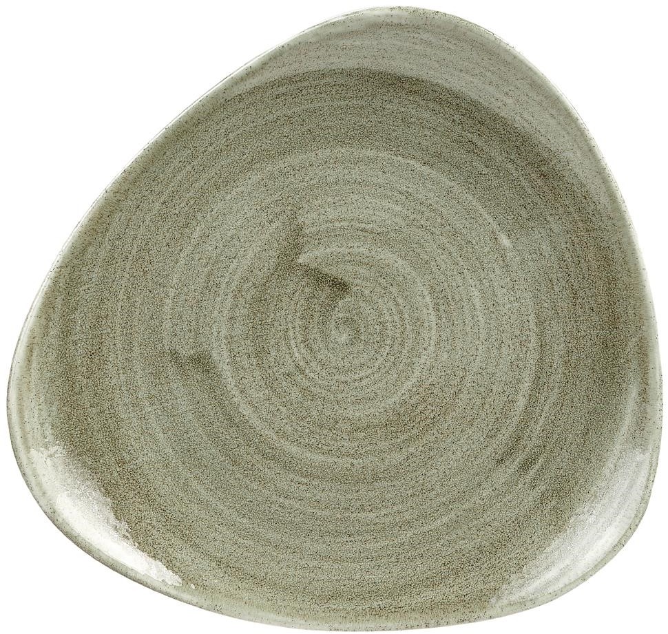  Churchill Stonecast Patina Antike Dreiecksplatten, Gr&uuml;n, 192 mm (12 St&uuml;ck) 