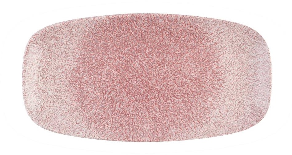  Churchill Studio Prints Raku Rosenquarz Pink L&auml;nglicher Kochteller Nr. 4 (355 x 189 mm) (6 St&uuml;ck) 