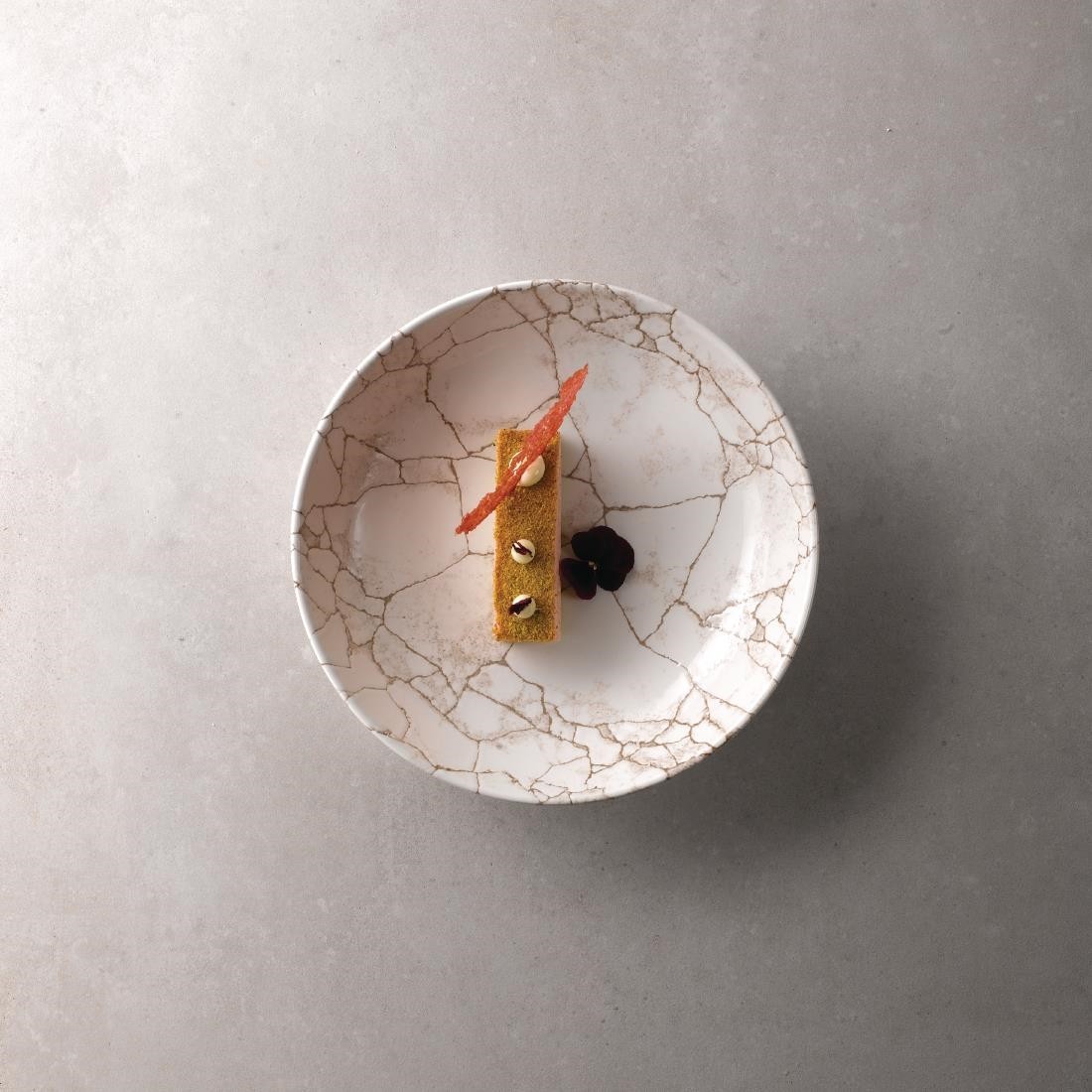  Churchill Studio Prints Kintsugi Achatgraue Coupe-Sch&uuml;sseln, 248 mm, (12 St&uuml;ck) 