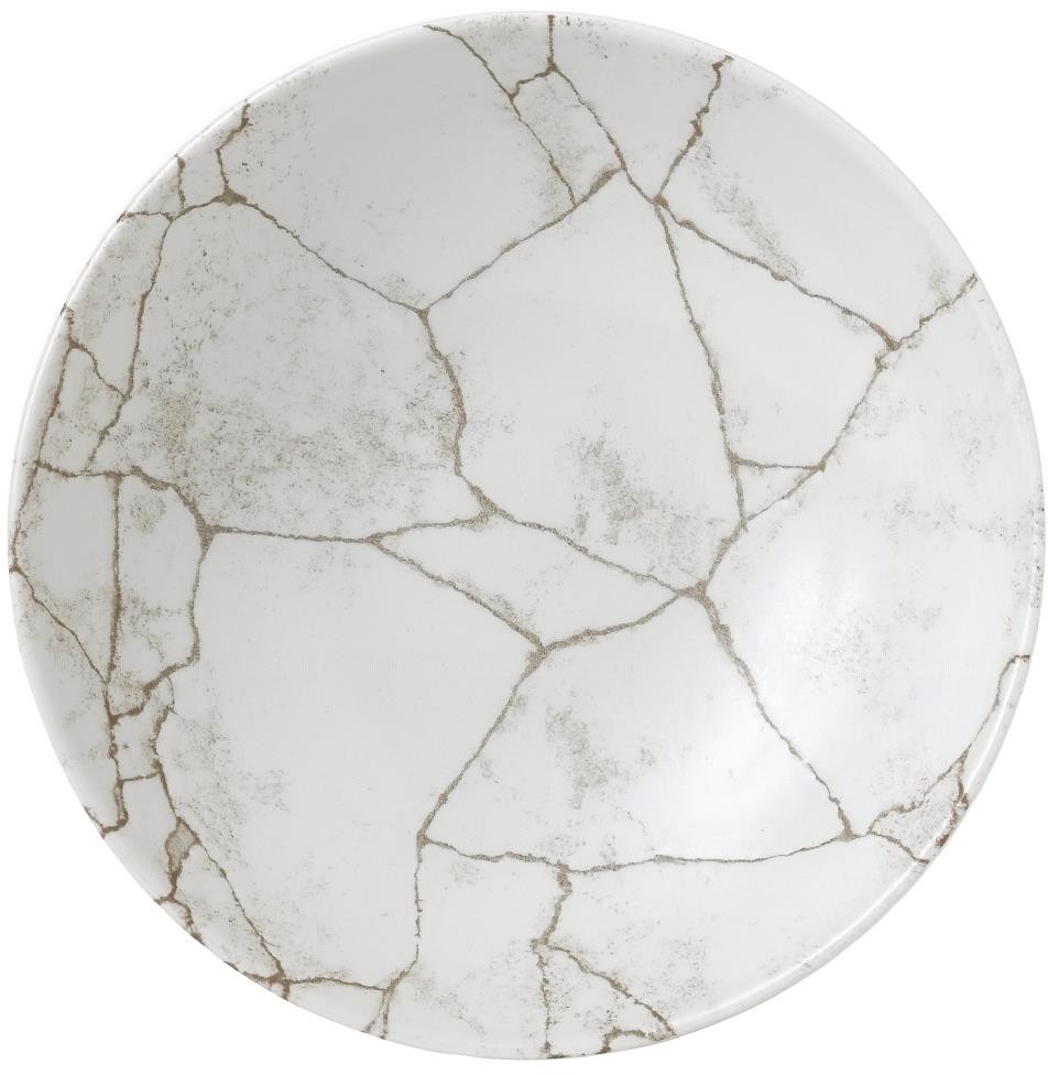  Churchill Studio Prints Kintsugi Achatgraue Coupe-Sch&uuml;sseln, 182 mm, (12 St&uuml;ck) 