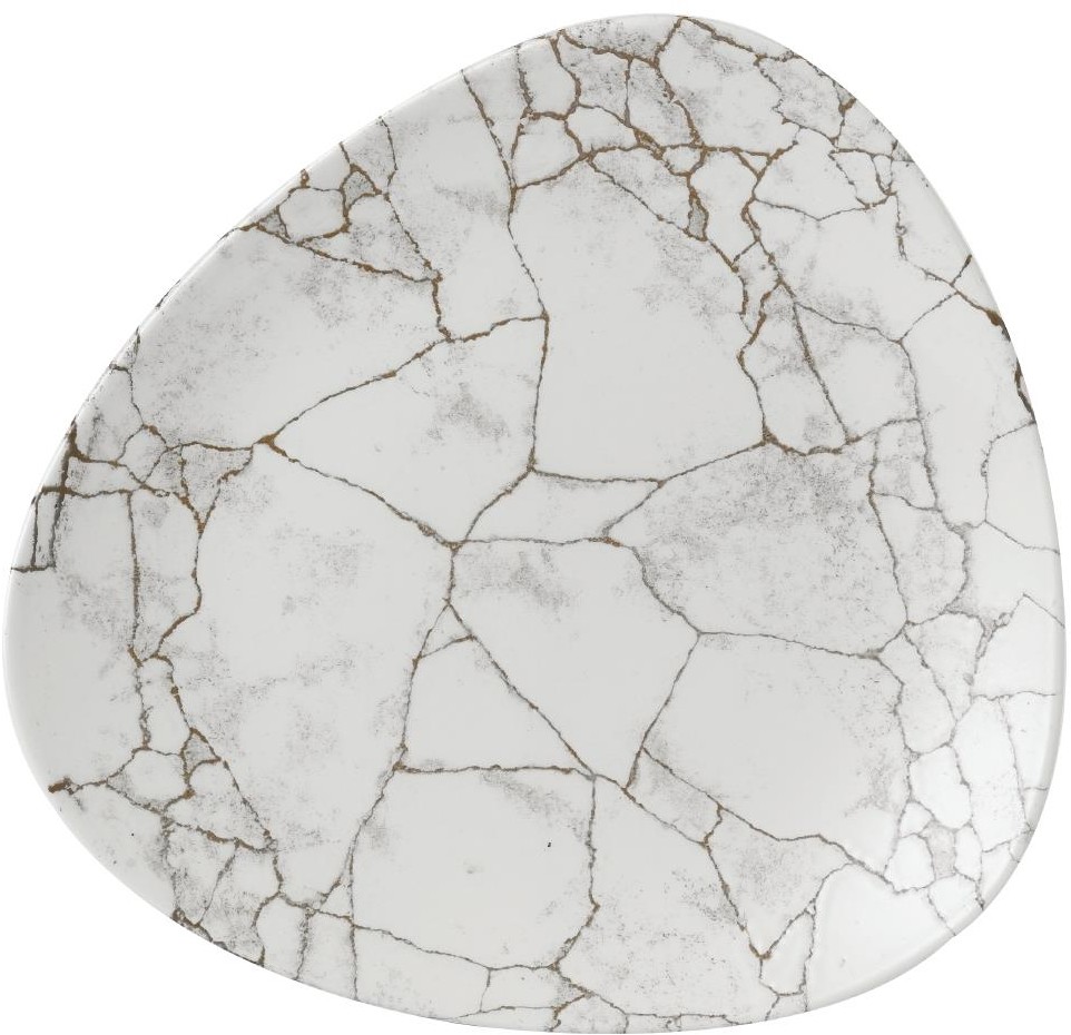  Churchill Studio Prints Kintsugi Achatgraue Lotusteller, 254 mm, (12 St&uuml;ck) 
