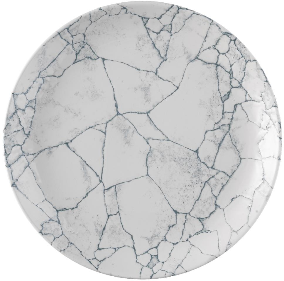  Churchill Studio Prints Kintsugi Pearl Evolve Coupe-Teller, Grau, 286 mm, (12 St&uuml;ck) 
