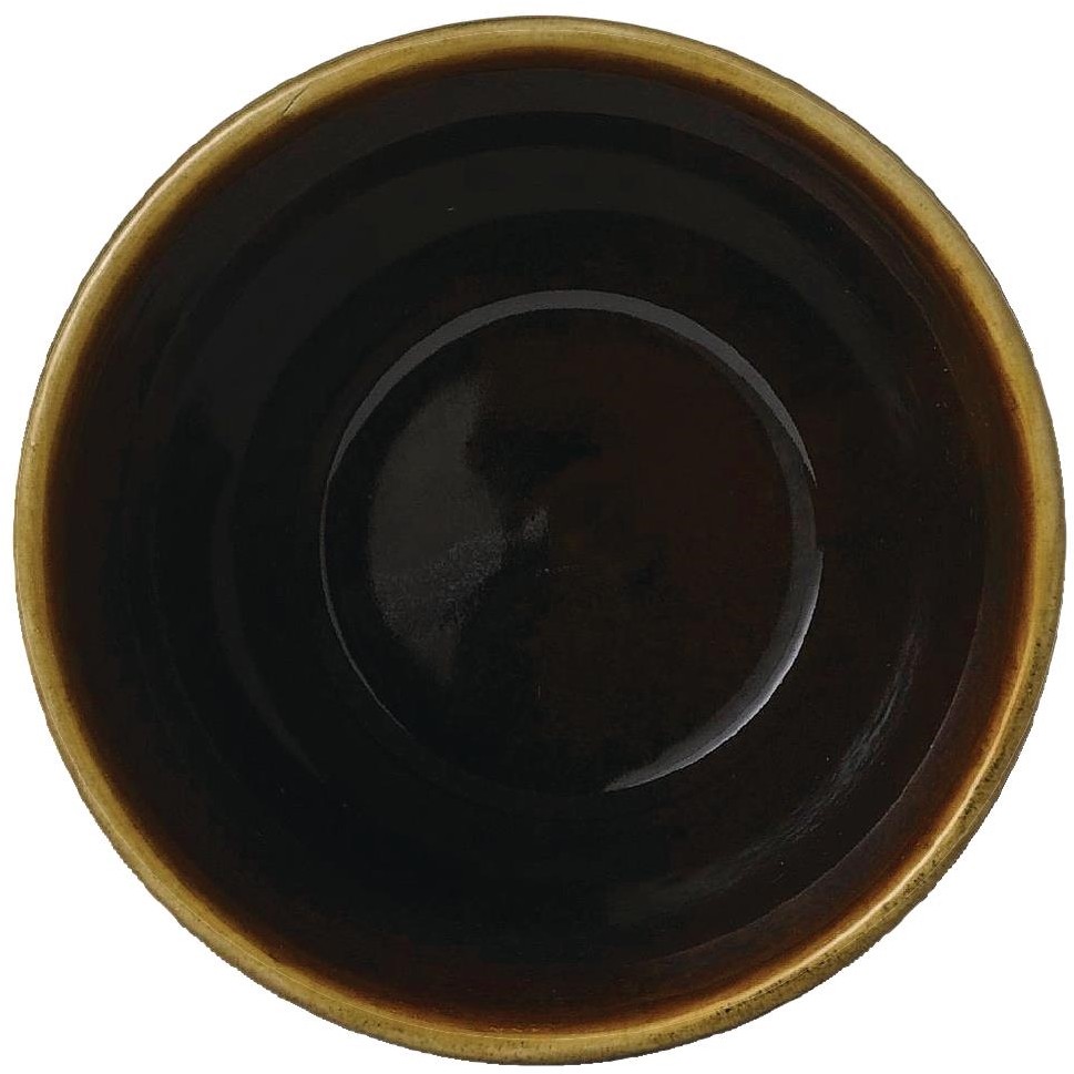  Churchill Super Vitrified Nourish Black Onyx Zweifarbige Chip-Becher, 291 ml, (12 St&uuml;ck) 