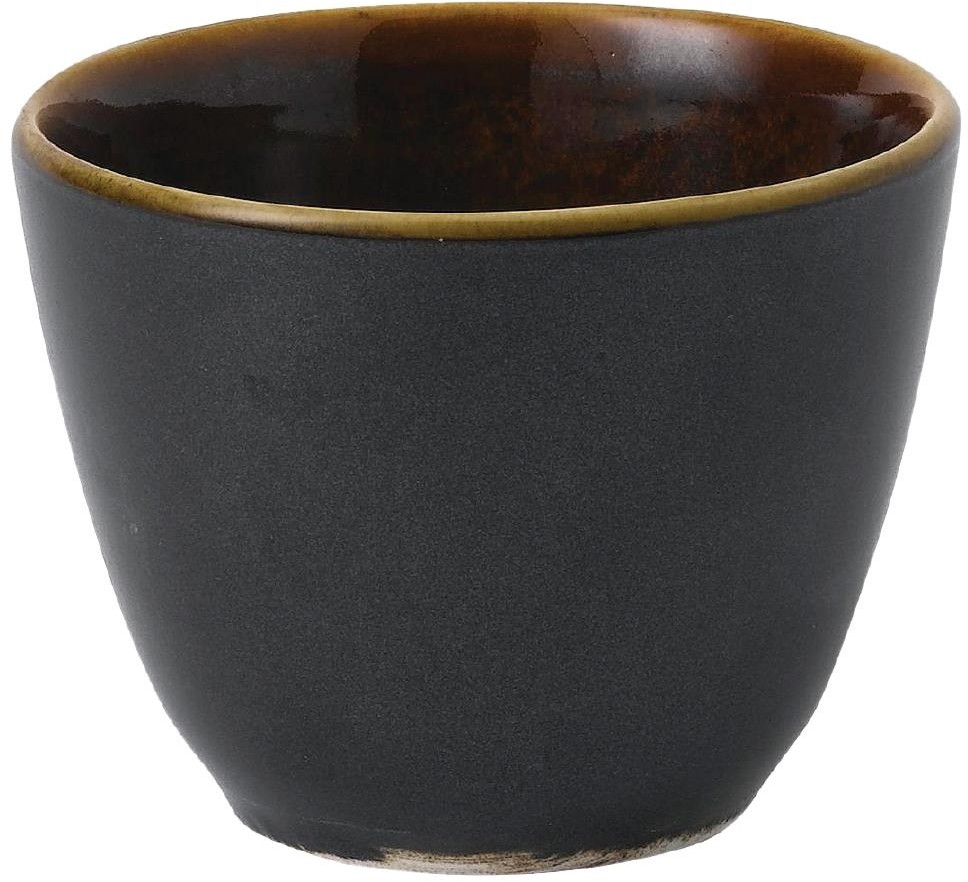  Churchill Super Vitrified Nourish Black Onyx Zweifarbige Chip-Becher, 291 ml, (12 St&uuml;ck) 