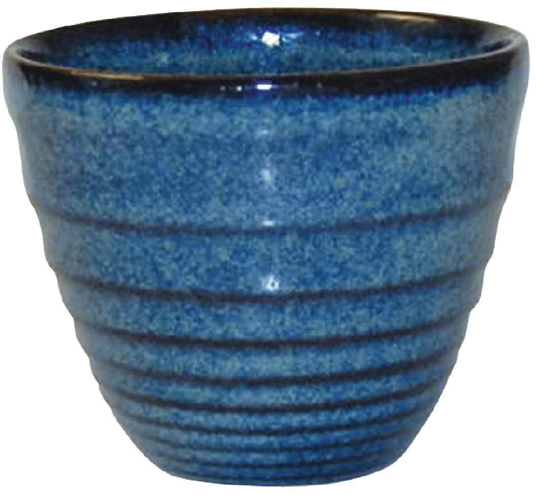  Churchill Bit on the Side-Becher, blau, mit geripptem Chip, 284 ml, (12 St&uuml;ck) 