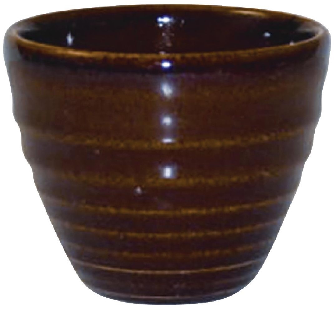  Churchill Bit on the Side, braune Ripple-Dip-T&ouml;pfe, 114 ml, (12 St&uuml;ck) 