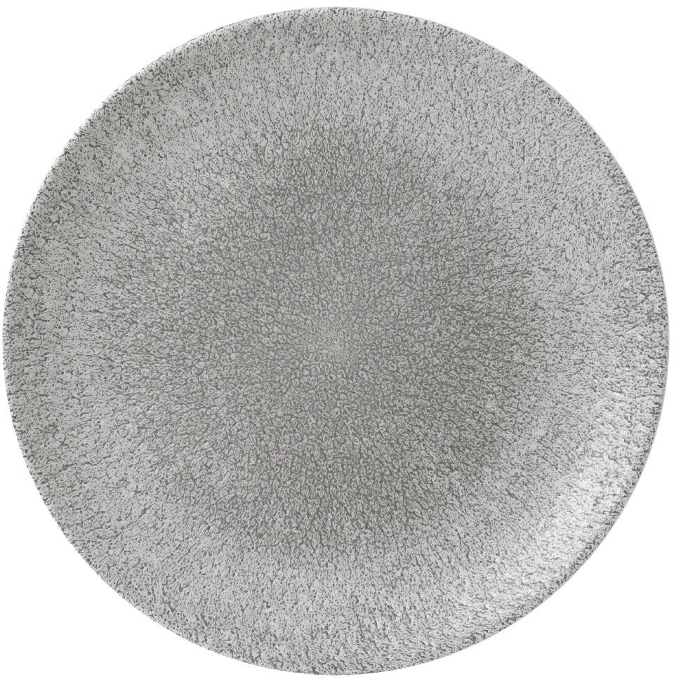  Churchill Raku Evolve Coupe-Teller, Jaspisgrau, 260 mm, (12 St&uuml;ck) 
