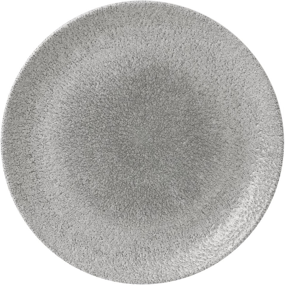  Churchill Raku Evolve Coupe-Teller, Jaspisgrau, 286 mm, (12 St&uuml;ck) 