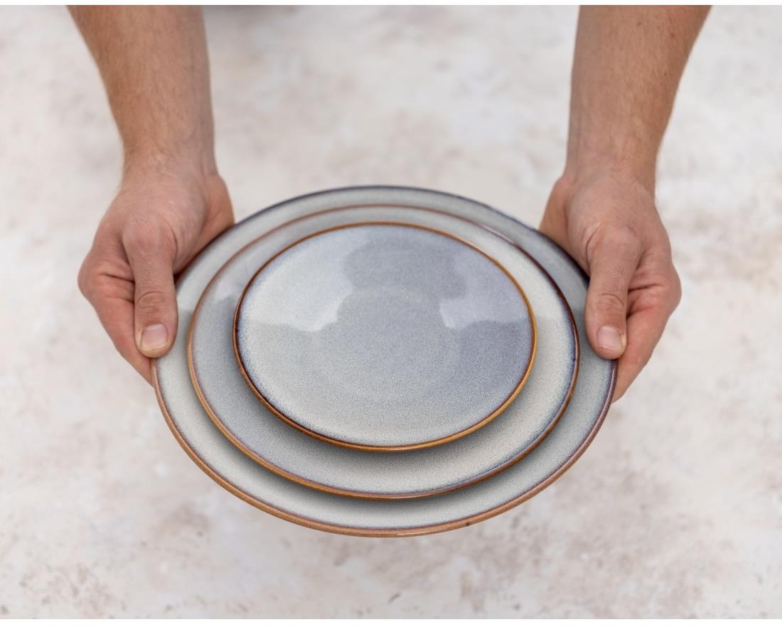  Olympia Drift Grau Schlichte Coupe Teller 280mm (4er Pack) 