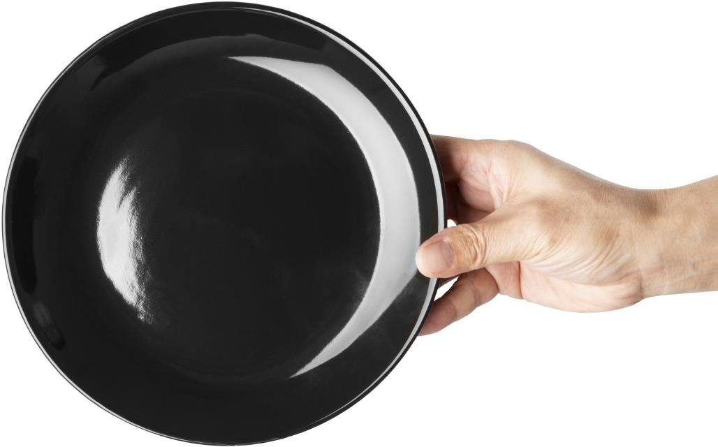  Olympia Cafe Coupe Teller Schwarz - 200mm 8" (12 St&uuml;ck) 