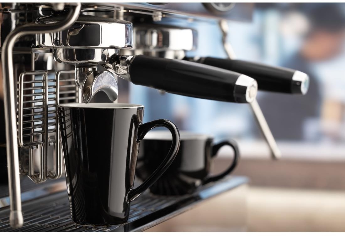  Olympia Cafe Latte Tasse Schwarz - 340ml (12 St&uuml;ck) 