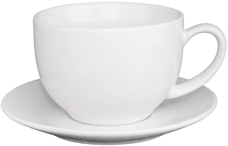  Olympia Cafe Cappuccinotassen wei&szlig; 34cl 