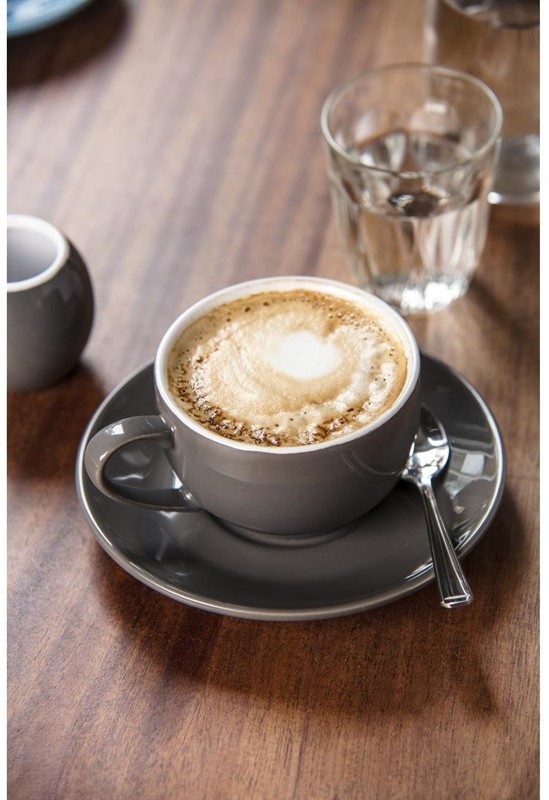  Olympia Cafe Cappuccinotassen grau 34cl 