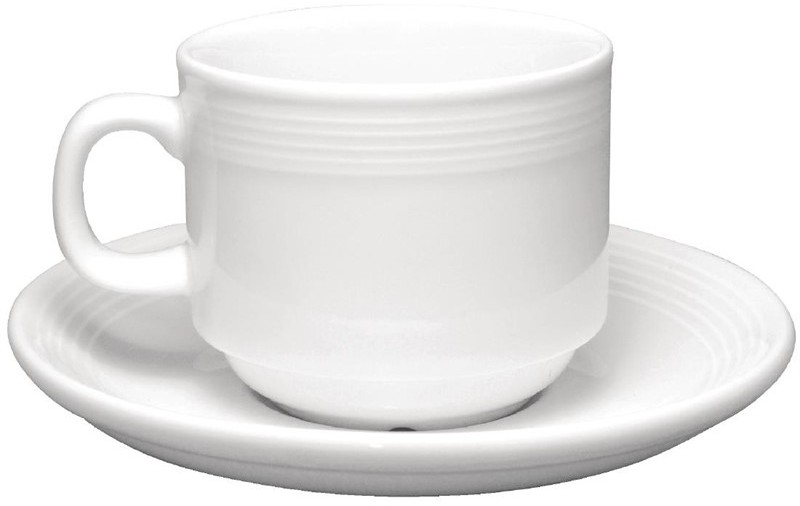  Olympia Linear stapelbare Teetassen 20cl 