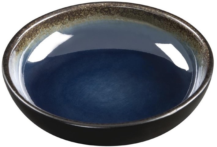  Olympia Nomi runde Dipschalen blau-schwarz 9,5cm 