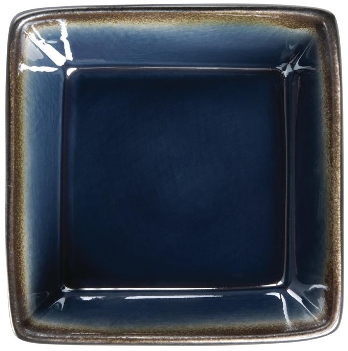  Olympia Nomi quadratische Tapasschalen blau-schwarz 11cm 