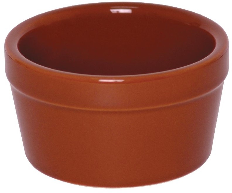  Olympia Rustic Auflauff&ouml;rmchen Terrakotta 9,5cm 