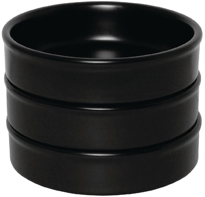  Olympia Rustic Tapasschalen schwarz 13,4cm 