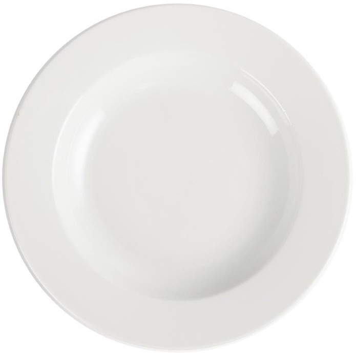  Olympia Whiteware tiefe runde Teller 27cm 