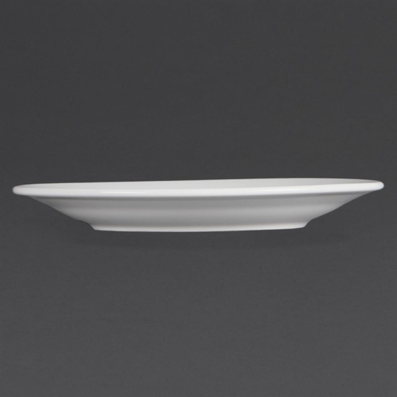  Olympia Whiteware Teller mit breitem Rand 16,5cm 